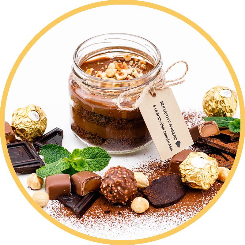 NUGÁTOVÉ FERRERO S LIESKOVÝMI ORIEŠKAMI